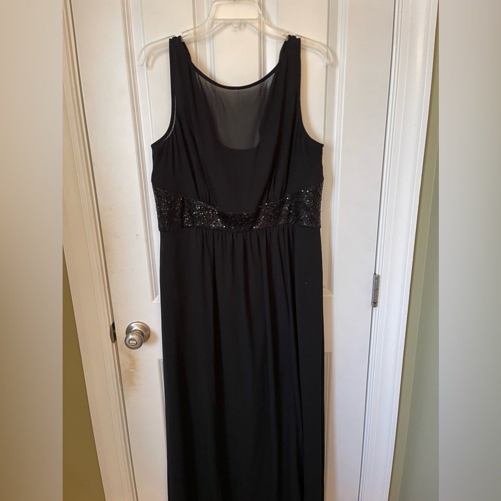 Black evening gown